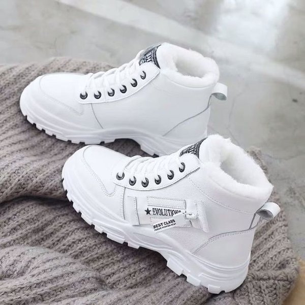 Zimowe Buty Damskie Sznurowane Damskie Trampki śNiegowe Botki Wodoodporne CiepłE Platformy Botas Obuwie Damskie 40-image