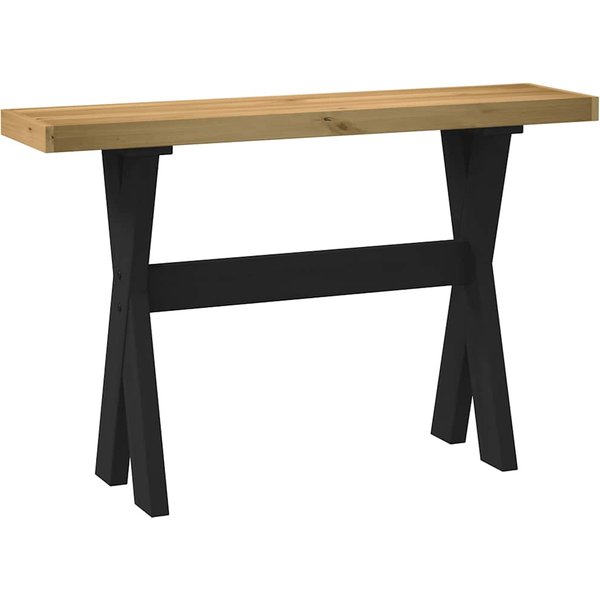Vidaxl Stolik Konsolowy, Noain, 120X30X75 Cm, Lite Drewno Sosnowe-image