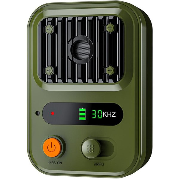 Repelente UltrasóNico Para Perros, Dispositivo Para Disuadir Ladridos De Perros, Impermeable, Recargable, PortáTil, Tres Modos Verde-image