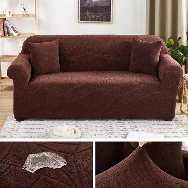 Wodoodporna Elastyczna Narzuta Na Sofę Do Salonu 1/2/3/4 Osobowa Gruby Polar W KształCie Litery L NarożNa Narzuta Na Sofę Ochraniacz Na Fotel 1 Seater 90-140Cm-image