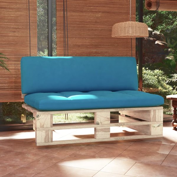 Vidaxl Ogrodowa Sofa ŚRodkowa Z Palet, Impregnowane Drewno Sosnowe-image