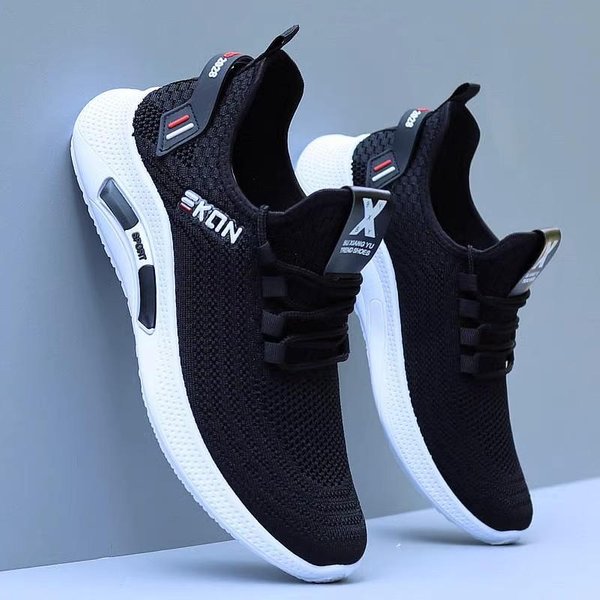 Buty MęSkie Antyzapachowe Na Wiosnę I Lato, OddychająCe Buty Sportowe, Buty Do Biegania Casual, Lekkie Buty Z Siateczki 40 White-image