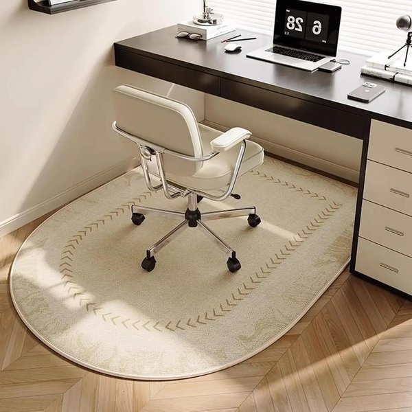 Mata Pod KrzesłO Biurowe, Gruba AntypośLizgowa Ochrona PodłOgi Pod Biurko I KrzesłO, TrwałY Dywanik Do Gabinetu, Sypialni, Domowego Biura 60X120CM 24X47Inch-image