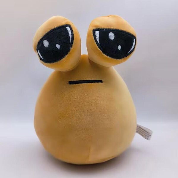 22 Cm MóJ Zwierzak Obcy Pou Pluszowa Zabawka Kawaii Obcy ZwierząTko Lalka Urocze Pou Pluszowe Zabawki MięKka Poduszka Pluszowe Zwierzę Zabawki Na Prezent Dla Dzieci Dziewczynek-image