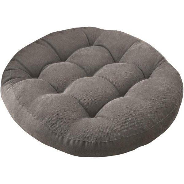 CojíN Grande Para Asiento De Suelo, Tatami Grueso, CojíN Para Asiento De Silla, CojíN Con Mechones Redondos Y Cuadrados, Cojines Grandes Para Silla, Pufs Otomanos Round 42Cm-image