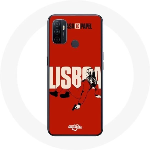 Funda Oppo A53 La Casa De Papel Lisboa Dibujo-image