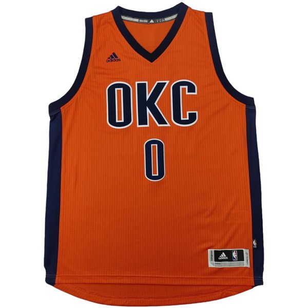 Adidas Camiseta NBA Russell Westbrook Oklahoma City Thunder Swingman 0 Pulpa Cuello En V Simple Sin Mangas Camiseta De Baloncesto Unisex Tops AL7032 M Red-image