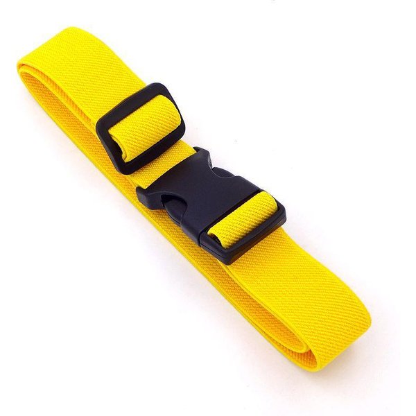 CinturóN De Entrenamiento Hebilla De InsercióN De Verano CinturóN De Pantalones Cintura Tejida Multicolores CinturóN Infantil NiñOs NiñAs Escuela Primaria 55-65Cm Amarillo-image