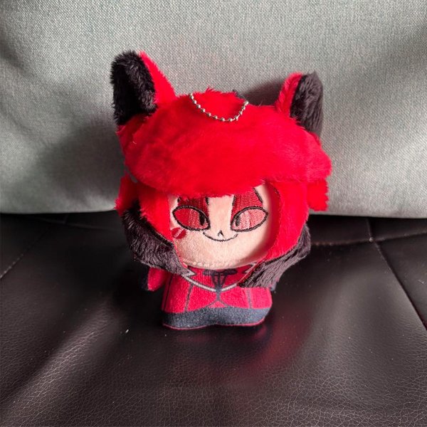 15 Cm Alastor 3V Vox Pluszowe Zabawki Torba Breloczek ŚMieszny Anime Animacja Postać Z Hazbin Hotel Pluszak Breloczek Do Kluczy Wisiorek Lalka About 15Cm-image