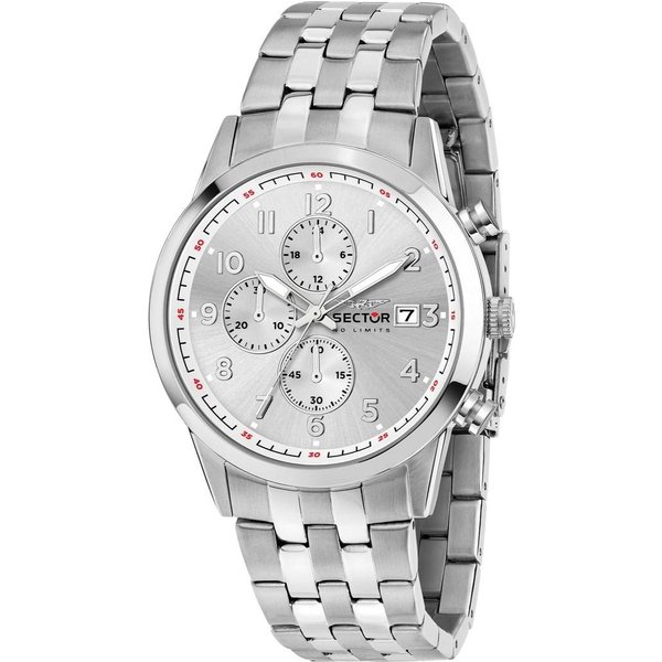 Reloj De Hombre Sector 660 CronóGrafo Acero Inoxidable Esfera Plateada Cuarzo R3273617008-image