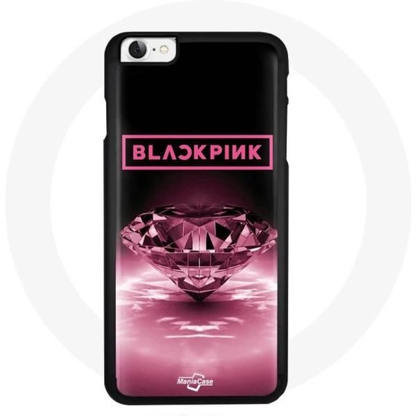 Funda - Maniacase - Iphone 6 - Fondo De Pantalla Diamante Blackpink - Silicona - Flexible Negro-image