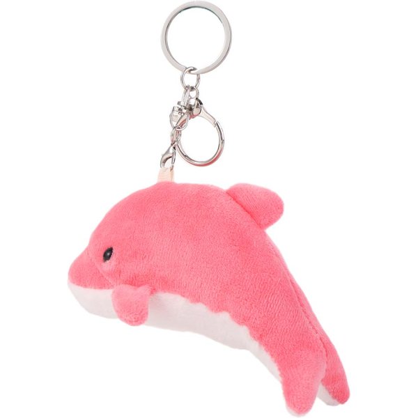 Breloczek Do Torebki Delfin Pluszowa Lalka Breloczek Zwierzę Oceaniczne MięKka Pluszowa Zabawka Breloczek KreskóWka ŚMieszna Lalka Zwierzę Breloki Pink-image