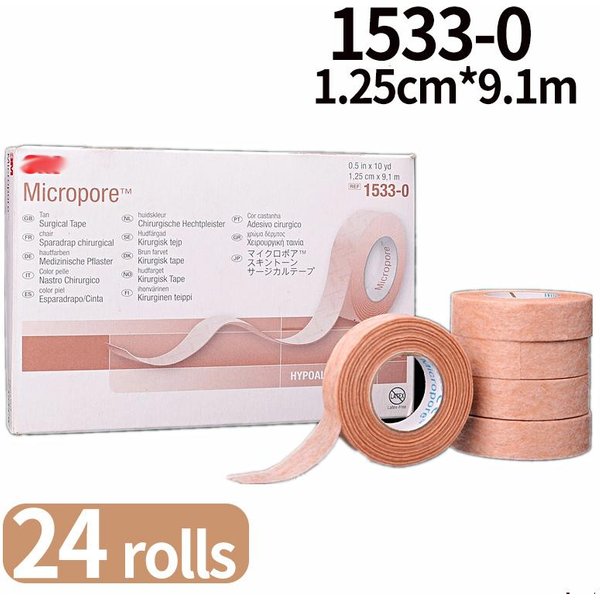 TaśMa 3M Micropore 1533 RzęSy TaśMa Do Powiek TaśMa Do RzęS PrzedłUżAnie RzęS NarzęDzia 1 Box 1533-0-image