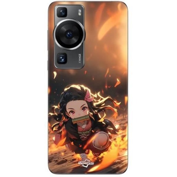 Coque Huawei P60 Demon Slayer Nezuko 3D Art Anime Manga Copie Maniacase-image