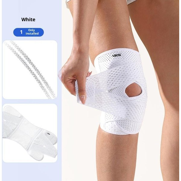 Rodillera De Soporte ErgonóMico Con CompresióN Incluyendo Tejido De Malla De Aire Estabilizadores Laterales Adecuada Para Alivio Del Dolor De Rodilla Desgarro De Menisco LCA Artritis M-image