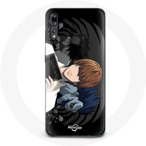 Funda Para Huawei P30 Lite - Maniacase - Anime Death Note - Silicona Blanda - Negra - Mixta Negro-image