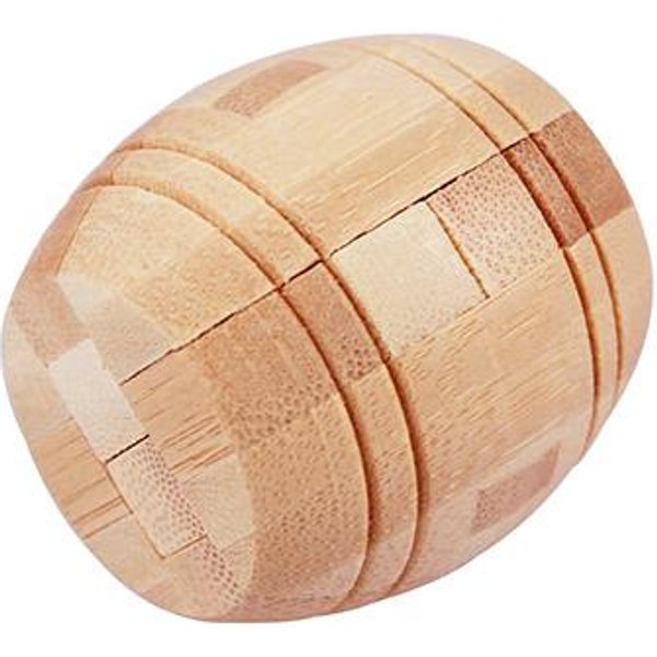 Juegos De Rompecabezas De Madera Acertijos Juguete Rompecabezas 3D Para Adolescentes Y Adultos Rompecabezas De LóGica Cubo MáGico De Madera Acertijo Juguetes De Ensamblaje Beige-image