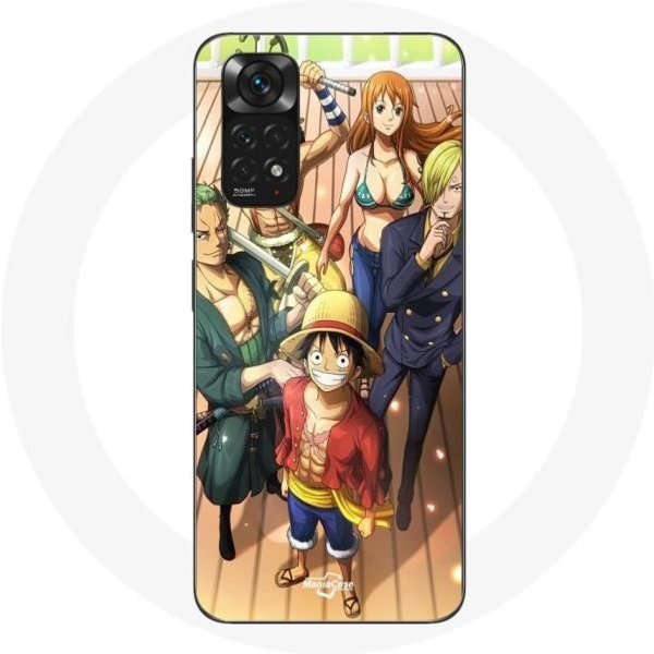 Funda - Maniacase - Xiaomi Redmi Note 11S - One Piece Luffy - Flexible - Manga Anime-image