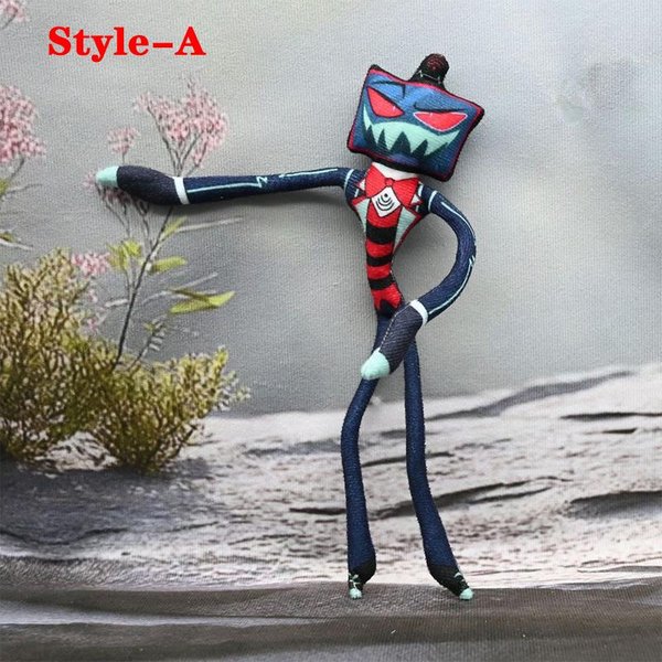 Con Cable Corporal Flexible Divertido Encantador Anime AnimacióN Hazbin Hotel Peluches Vox Alastor Niffty Figura De Personaje MuñEco De Peluche About 28Cm-image
