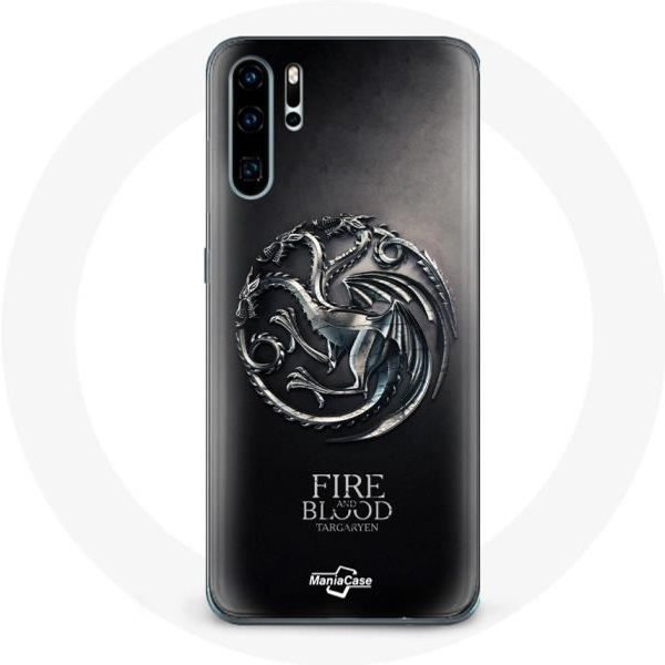 Funda Para Huawei P30 - Juego De Tronos - Targaryen - Negra - RíGida - ProteccióN-image