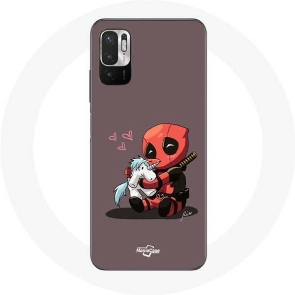 Coque Pour Xiaomi Redmi Note 10T 5G Deadpool Unicorn Licorne-image