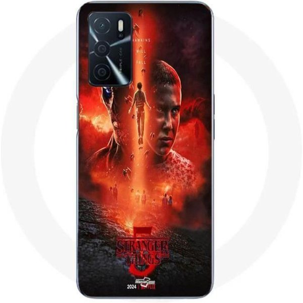 Coque Maniacase Pour Oppo A16 Stranger Things Saison 5 Affiche Series-image