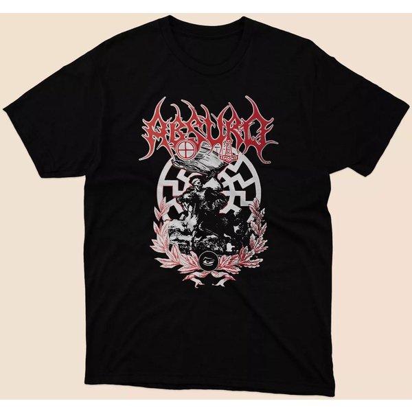 Camiseta Negra Absurd Leben Ist Krieg EdicióN Limitada Tallas S A 5XL Unisex XL Gray-image