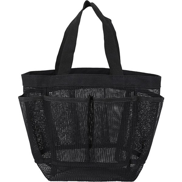 Bolsa De Ducha De Malla, Bolsa De ArtíCulos De Tocador Colgante, Bolsa De ArtíCulos Esenciales Para Dormitorio Universitario, Bolsa De Lavado PortáTil De Secado RáPido-image