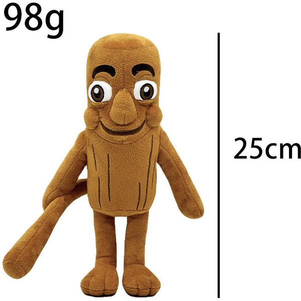 25 Cm Tung Tung Tung Sahur Pluszowa Zabawka Tungtungtung Sahur Pluszowe Lalki Tralalelo Tralala Pluszowe Zwierzę Tungtung Prezenty Urodzinowe-image