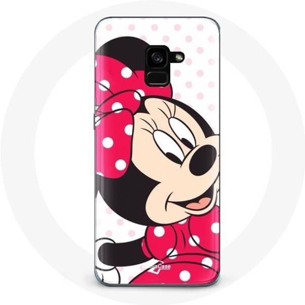 Funda Para Samsung Galaxy A8 Plus Minnie Mouse Dibujo Animado Lindo-image