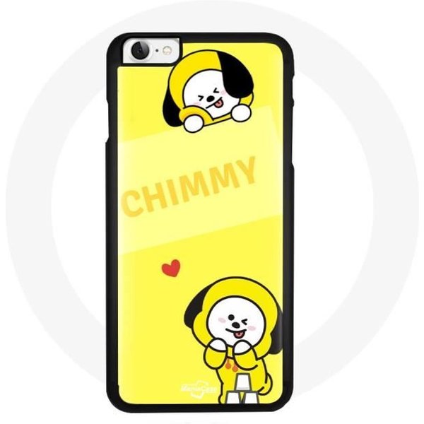 Funda Para Iphone 7 BTS Bangtan BT21 Chimmy Jimin Fondo Amarillo-image