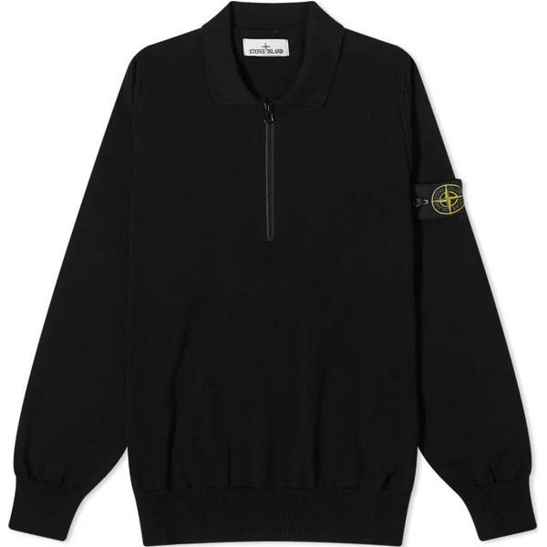 MęSka Koszulka Polo Z Logo Stone Island Koszulki Polo Czarne 8015543B2-V0029 L-image