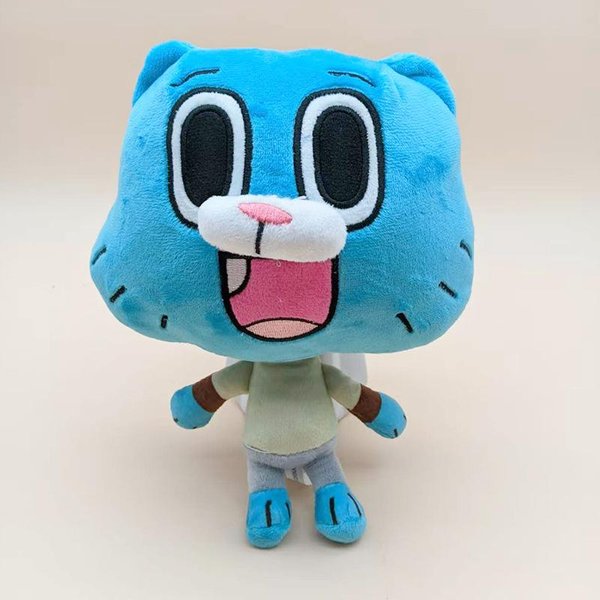 20-25 Cm Uroczy Kot KróLik Pluszowa Zabawka Prezent Urodzinowy Prezenty Dla Dzieci DziecikreskóWka Niesamowity ŚWiat Gumball Darwin Anais Pluszowa Lalka-image