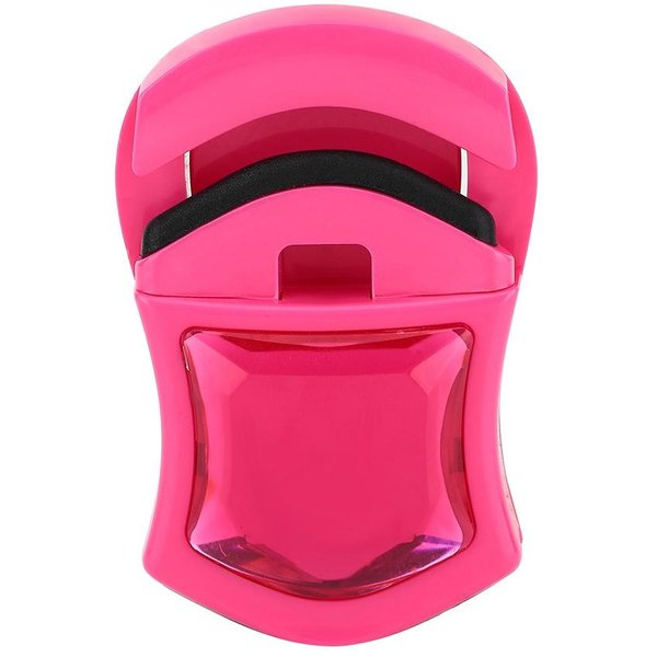 Mini Rizador De PestañAs Rizador De PestañAs Rizado De PestañAs Maquillaje Herramientas Para PestañAs (Rosa Roja)-image
