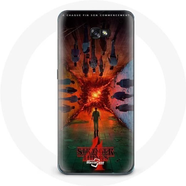 Funda Para Samsung Galaxy A3 2017 Stranger Things Temporada 4 PóSter Tripulaciones De La Nueva TeoríA-image