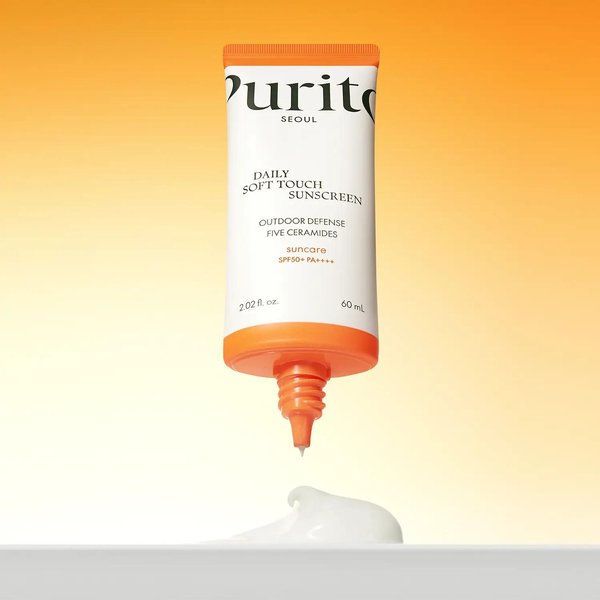 Purito, Codzienny Krem Z Filtrem O MięKkim Dotyku, SPF 50+ Pa++++, 60 Ml (60 Ml) X 1 Szt. Beige-image
