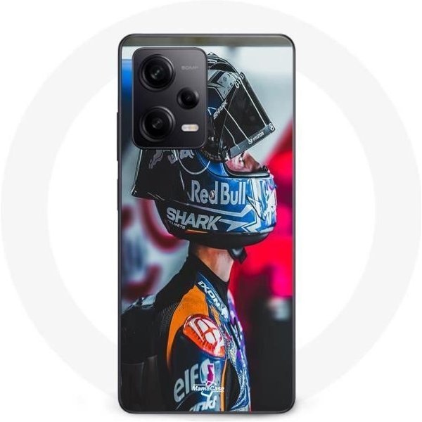 Funda Maniacase Para Xiaomi Redmi Note 12 Pro 5G Miguel Oliveira Moto Gp Fondo Oscuro Negro-image