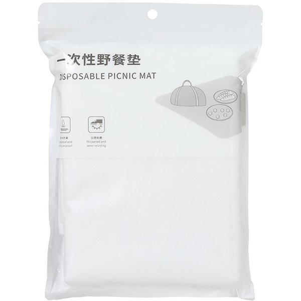 Manta De Picnic Impermeable Desechable PortáTil Multifuncional ProteccióN Esterilla De Picnic Para Exteriores White-image