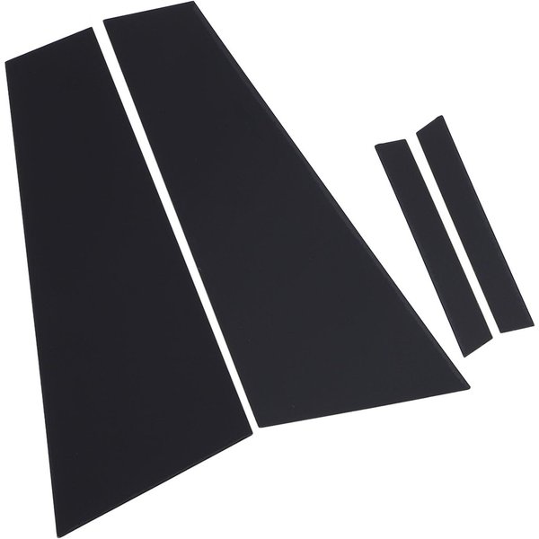 4 Piezas Moldura De Pilar Poste PC De Alta Resistencia Negro Brillante Cubierta De Pilar De Ventana De Puerta Repuesto Para Benz-image