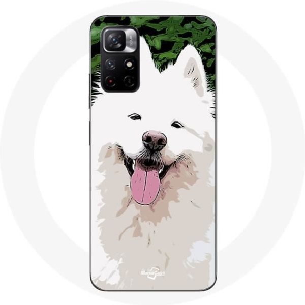 Funda - Maniacase - Redmi Note 11 5G - Flexible - Blanca - Samoyedo Blanco-image