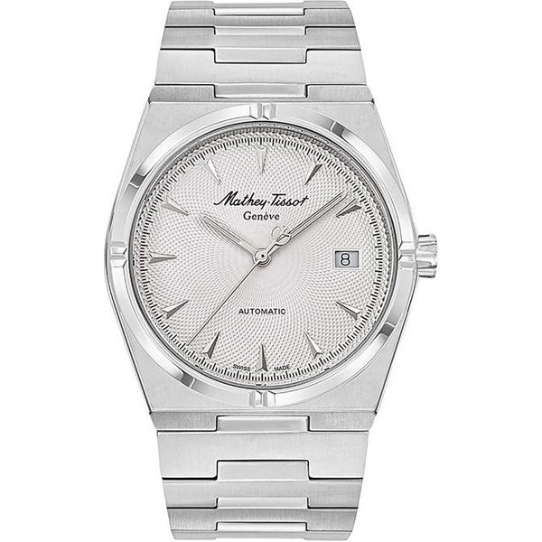 Reloj AutomáTico Mathey-Tissot Zeus H118ATAI De Acero Inoxidable Con Esfera Plateada Para Hombre-image