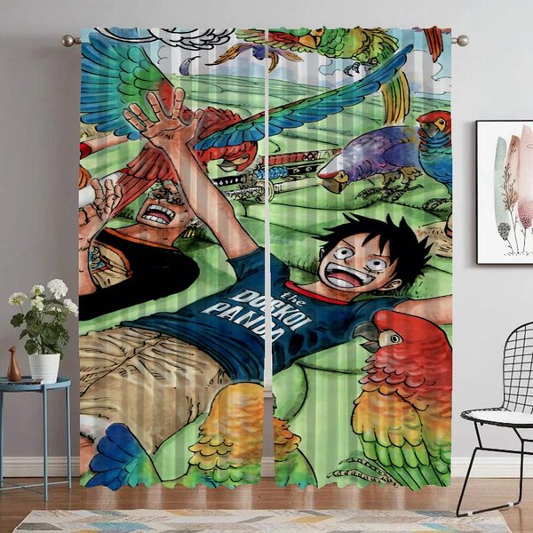 Cortinas Modernas Para Sala De Estar 2 Piezas Pieza O Tul Para Dormitorio Cortinas DecoracióN De Halloween Cortina Opaca Cocina W60Xh90Cmx2Pcs-Cl-image