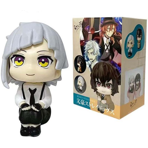 Oryginalny Megahouse Look Up Bungou Stray Dogs Dazai Osamu Nakajima Atsushi Figurka Akcji Zabawki Model PVC Kolekcja Kwaii Lalka Q-image