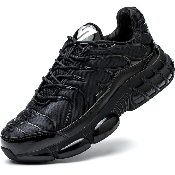 Zapatos De Seguridad Zapatillas De Trabajo Puntera De Acero Hombre AntiperforacióN Botas De Trabajo Indestructibles Botas De Seguridad Zapatillas De Senderismo Ligeras 40 Black-image
