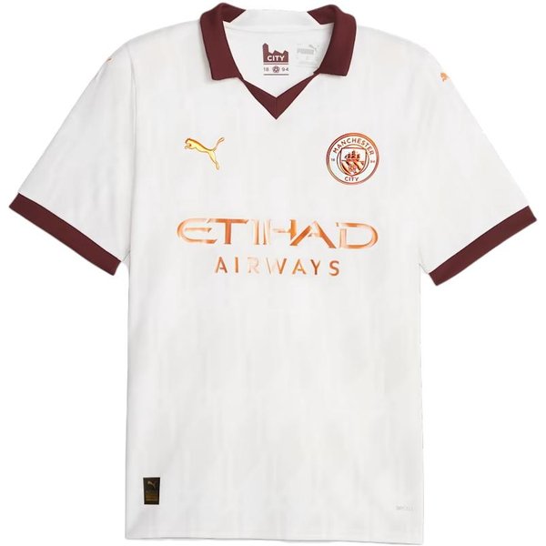 Camiseta De FúTbol Puma Manchester City Para Hombre Blanca S-image