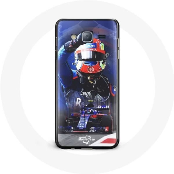 Funda Para Samsung Galaxy J3 FóRmula 1 Pierre Gasly Piloto De Carreras F1 Rojo Azul-image