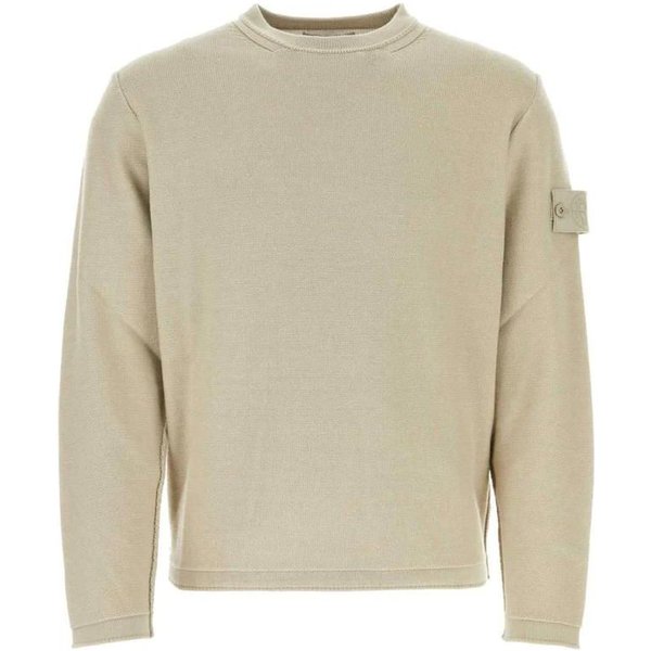 SuéTer Stone Island Ghost Beige Hombre Tops Bronceado 8015539FA-V0090 S-image