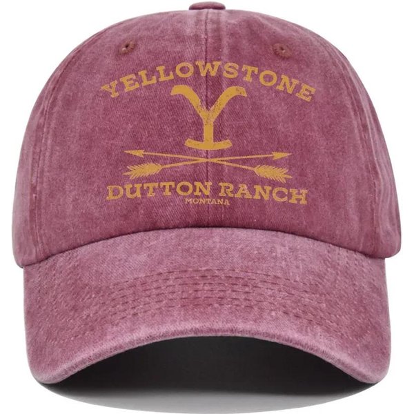 Yellowstone Dutton Ranch Czapka Z Daszkiem Snapback Kapelusz PrzeciwsłOneczny Wiosna Jesień Czapka Baseballowa Sport Hip Hop Dopasowana Czapka Czapki Dla MężCzyzn Kobiet Adjustable-image