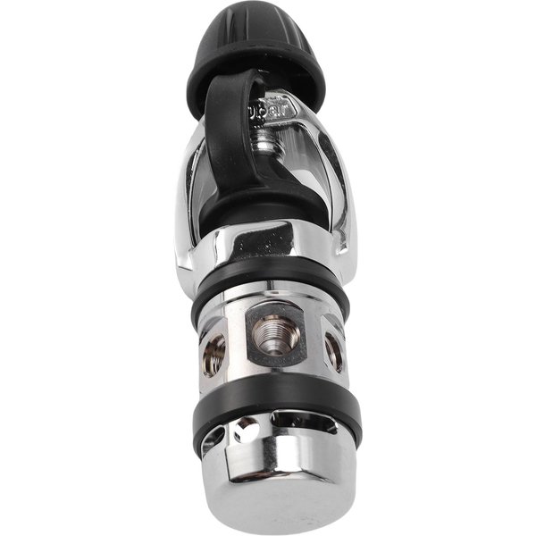 Regulador De Buceo De Primera Etapa LatóN Cromado 5 Puertos 1ª Etapa Regulador De Buceo Submarino Black-image