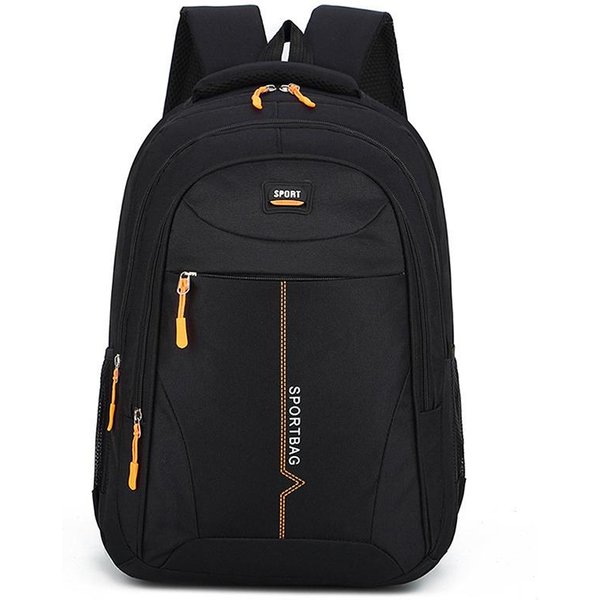14-Calowy Plecak Szkolny Na Laptopa, Wodoodporny Nylon, 29L, DużA Pojemność, Torba PodróżNa Dla MężCzyzn I Kobiet Czarny-image